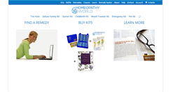 Desktop Screenshot of homeopathyworld.com